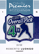 2007-2008 OPC Premier Stitchings PS-RL Roberto Luongo