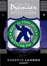 2007-2008 OPC Premier Stitchings PS-RL Roberto Luongo