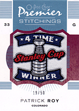 2007-2008 OPC Premier Stitchings PS-RO Patrick Roy