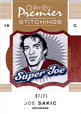 2007-2008 OPC Premier Stitchings PS-SA Joe Sakic