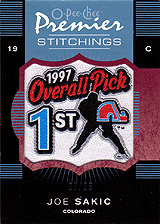 2007-2008 OPC Premier Stitchings PS-SA Joe Sakic