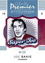 2007-2008 OPC Premier Stitchings PS-SA Joe Sakic