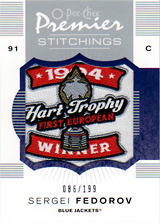 2007-2008 OPC Premier Stitchings PS-SF Sergei Fedorov