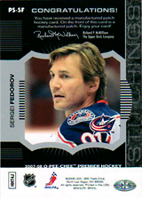 2007-2008 OPC Premier Stitchings PS-SF Sergei Fedorov