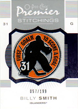 2007-2008 OPC Premier Stitchings PS-SM Billy Smith
