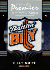 2007-2008 OPC Premier Stitchings PS-SM Billy Smith