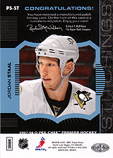 2007-2008 OPC Premier Stitchings PS-ST Jordan Stall