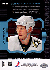 2007-2008 OPC Premier Stitchings PS-ST Jordan Stall