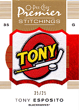 2007-2008 OPC Premier Stitchings PS-TE Tony Esposito
