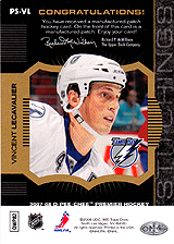 2007-2008 OPC Premier Stitchings PS-VL Vincent Lecavalier
