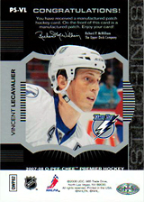 2007-2008 OPC Premier Stitchings PS-VL Vincent Lecavalier