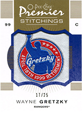 2007-2008 OPC Premier Stitchings PS-WG Wayne Gretzky