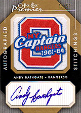 2007-2008 OPC Premier Stitchings Auto APS-AB Andy Bathgate