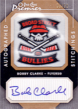 2007-2008 OPC Premier Stitchings Auto APS-BC Bobby Clarke