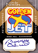 2007-2008 OPC Premier Stitchings Auto APS-BH Bobby Hull