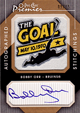 2007-2008 OPC Premier Stitchings Auto APS-BO Bobby Orr