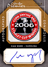 2007-2008 OPC Premier Stitchings Auto APS-CW Cam Ward