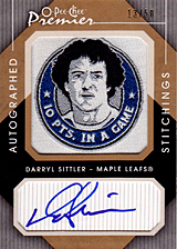 2007-2008 OPC Premier Stitchings Auto APS-DS Darryl Sittler
