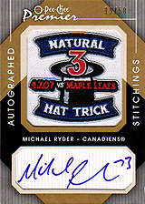 2007-2008 OPC Premier Stitchings Auto APS-MR Michael Ryder