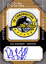 2007-2008 OPC Premier Stitchings Auto APS-RB Ray Bourque