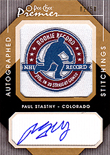 2007-2008 OPC Premier Stitchings Auto APS-ST Paul Stastny