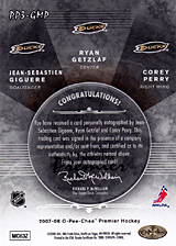 2007-2008 OPC Premier TRIOS PP3-GMP 