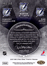 2007-2008 OPC Premier TRIOS PP3-LSB 