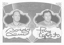 2008-2009 OPC Premier DUOS PP2-HE Bobby Hull :: Tony Esposito