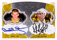 2008-2009 OPC Premier DUOS PP2-OB Bobby Orr :: Ray Bourque