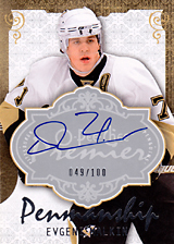 2008-2009 OPC Premier Penmanship PP-EM Evgeni Malkin