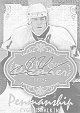 2008-2009 OPC Premier Penmanship PP-EM Evgeni Malkin