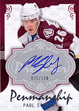 2008-2009 OPC Premier Penmanship PP-PS Paul Stastny