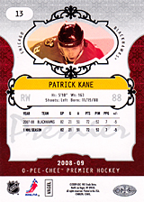 2008-2009 OPC Premier Regular Card 13 