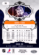 2008-2009 OPC Premier Regular Card 30 