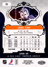 2008-2009 OPC Premier Regular Card 30 
