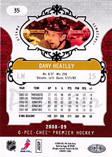 2008-2009 OPC Premier Regular Card 35 