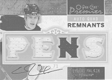2008-2009 OPC Premier Remnants & Auto PR-EM Evgeni Malkin