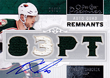 2008-2009 OPC Premier Remnants & Auto PR-MG Marian Gaborik