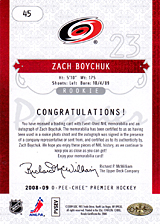 2008-2009 OPC Premier Rookies - Auto 45 