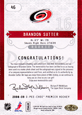 2008-2009 OPC Premier Rookies - Auto 46 