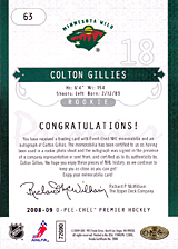 2008-2009 OPC Premier Rookies - Auto 63 