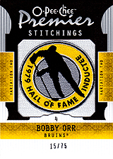 2008-2009 OPC Premier Stitchings PS-BO Bobby Orr