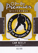 2008-2009 OPC Premier Stitchings PS-CN Cam Neely