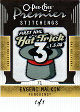 2008-2009 OPC Premier Stitchings PS-EM Evgeni Malkin