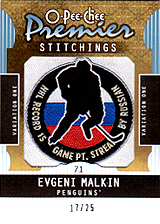 2008-2009 OPC Premier Stitchings PS-EM Evgeni Malkin