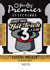 2008-2009 OPC Premier Stitchings PS-EM Evgeni Malkin