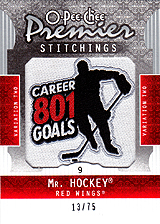 2008-2009 OPC Premier Stitchings PS-GH Gordie Howe