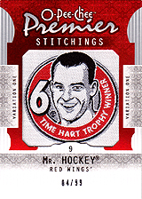 2008-2009 OPC Premier Stitchings PS-GH Gordie Howe