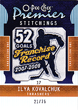 2008-2009 OPC Premier Stitchings PS-IK Ilya Kovalchuk