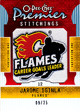 2008-2009 OPC Premier Stitchings PS-JI Jarome Iginla